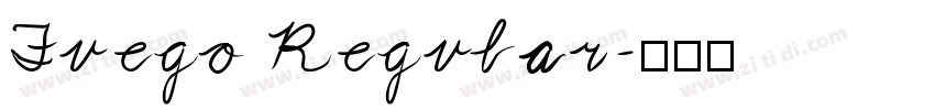 Fuego Regular字体转换